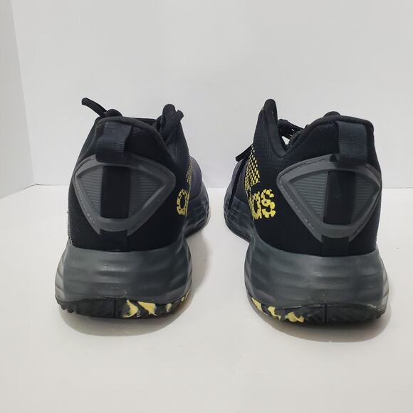 Men's Adidas Own The Game 2.0 Shoes Size 12 Grey Five Matte Gold GW5483 - Picture 3 of 9